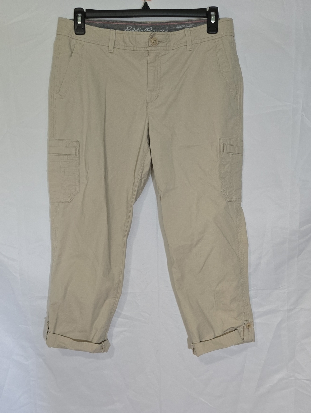 Eddie Bauer Beige Women's Cargo Capris Pants